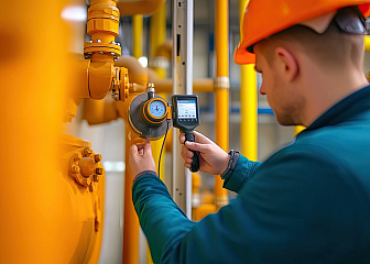 Специалист использующий тепловой контроль